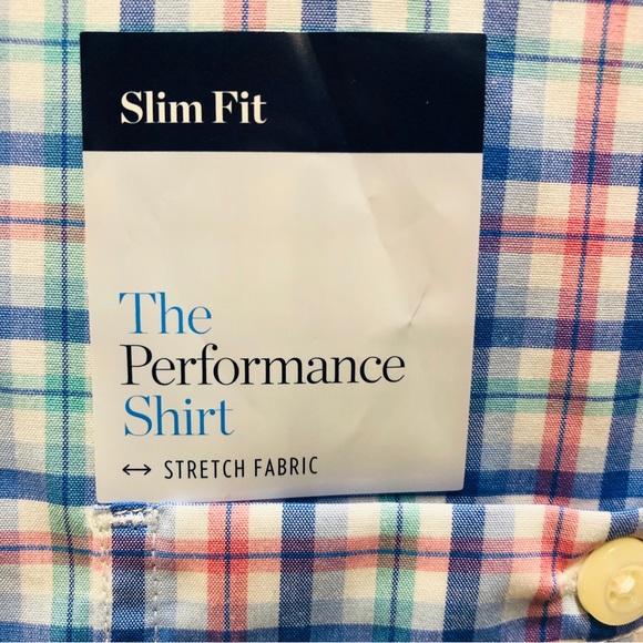 CROFT & BARROW Slim Fit Multicolor Plaid Long Sleeve Casual Dress Shirt Men's Sz - Picture 3 of 4